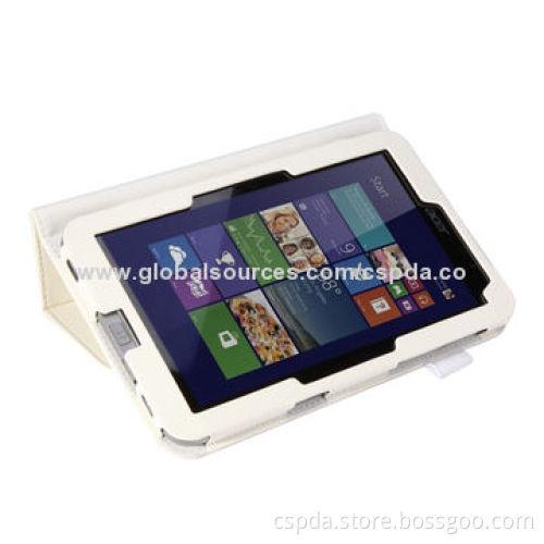 PU Leather Back Standing Tablet PC Case for Acer W4-820, OEM and ODM Orders Welcomed